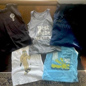 Tiny Whales Lot of Boys Sz 4 Tanks